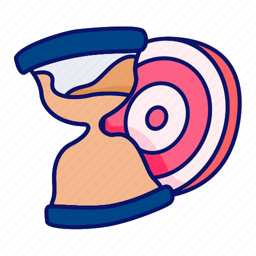 Hunt, target, time, hourglass icon - Download on Iconfinder