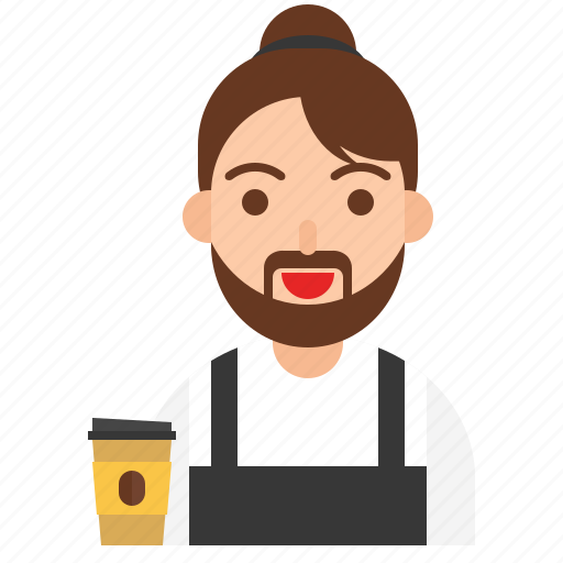 Avatar, barista, job, male, occupation, profession icon - Download on Iconfinder