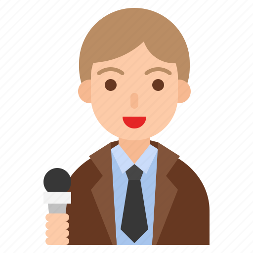 Avatar, job, journalist, male, occupation, profession, reporter icon - Download on Iconfinder