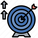 arrow, goal, mission, process, target