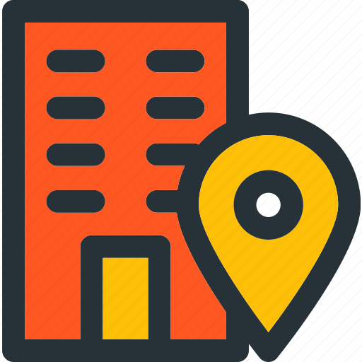 Company, address, building, house, office, pin, work icon - Download on Iconfinder