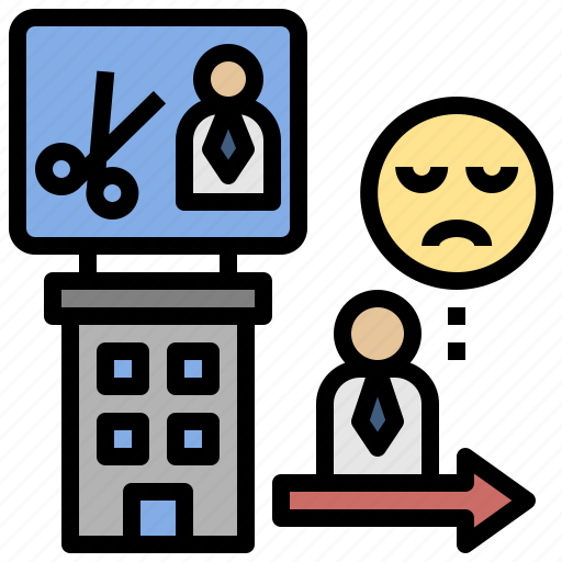 Depression, employee, involuntary, layoff, stress, unemployment icon - Download on Iconfinder