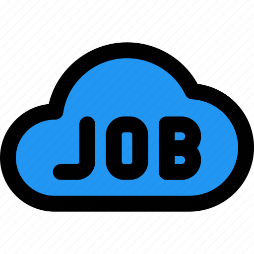 Job, cloud, work, office icon - Download on Iconfinder