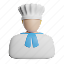chef, front, cook, hat, restaurant, food 