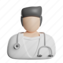 doctor, male, front, hospital, medical, person, user 