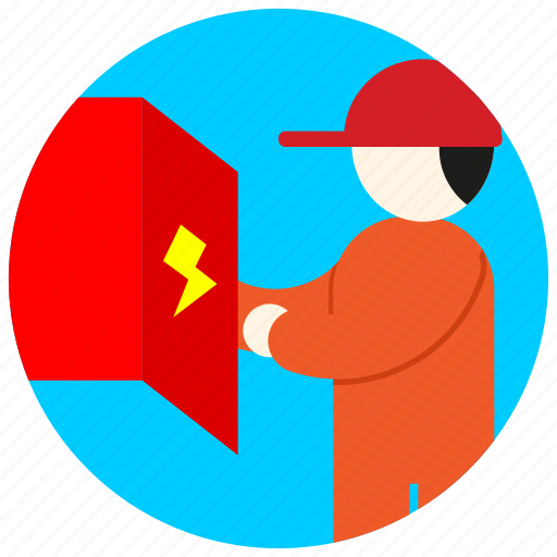 Box, cap, electrician, electricity, jobs icon - Download on Iconfinder