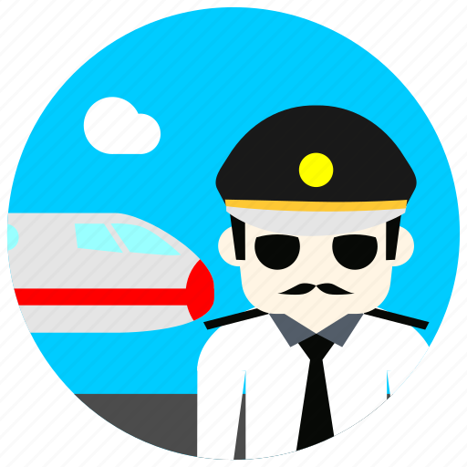 Cloud, glasses, hat, jobs, pilot, plane, tie icon - Download on Iconfinder