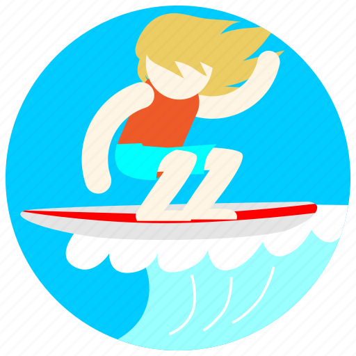 Hair, jobs, ocean, sea, surfboard, surfer, waves icon - Download on Iconfinder