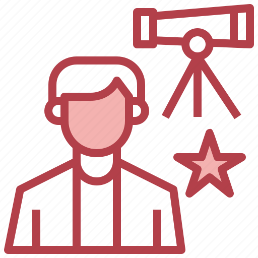 Astronomer, observation, science, telescope icon - Download on Iconfinder