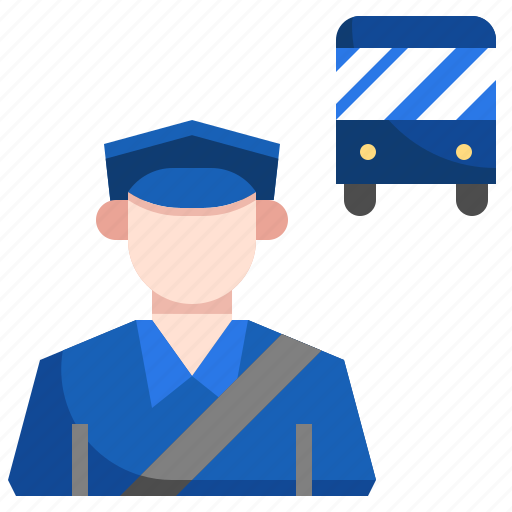Bus, driver, jobs, people, profession, public, transport icon - Download on Iconfinder