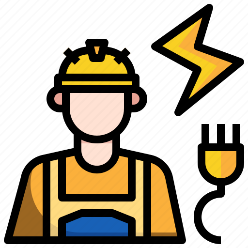 Electrician, electronics, jobs, professions, user icon - Download on Iconfinder