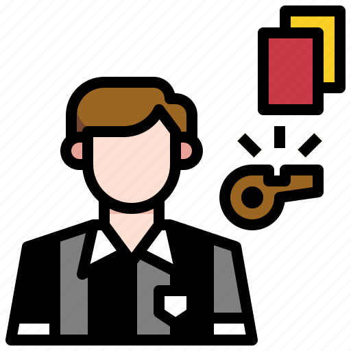 Footballer, jobs, occupation, professions, referee icon - Download on Iconfinder