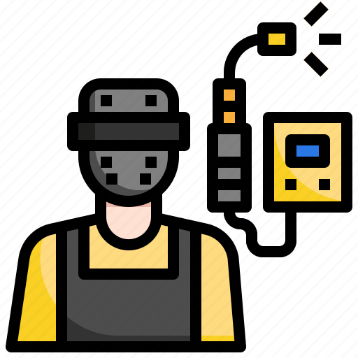 Jobs, occupation, profession, professions, welder, worker icon - Download on Iconfinder
