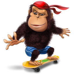 Gorilla, skateboard icon - Free download on Iconfinder
