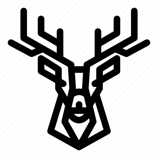 Reindeer, animal, deer, winter, xmas, christmas, holiday icon - Download on Iconfinder