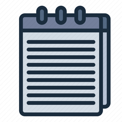 Note, book, office, stationary, news, journalism, press icon - Download on Iconfinder
