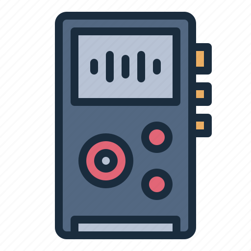 Gadget, reporter, journalist, news, journalism, press, voice recorder icon - Download on Iconfinder
