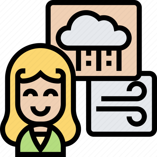 Forecaster, climatology, weather, report, meteorology icon - Download on Iconfinder
