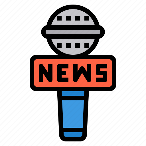 Microphone, report, live, news, reporter icon - Download on Iconfinder