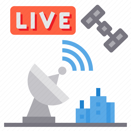 Antenna, broadcasting, transmission, live, signal icon - Download on Iconfinder