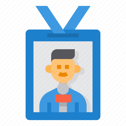 Journalist, press, card, pass, entry icon - Download on Iconfinder