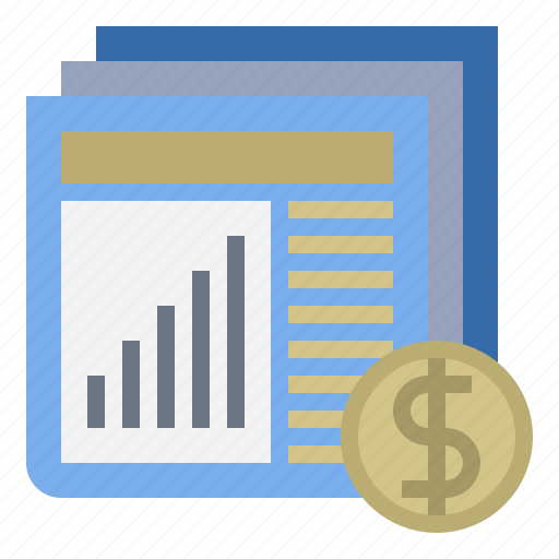 Economics, news, newspaper, journal, journalism, commercial icon - Download on Iconfinder