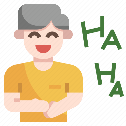 Laugh, feelings, smileys, giggle, emoji icon - Download on Iconfinder