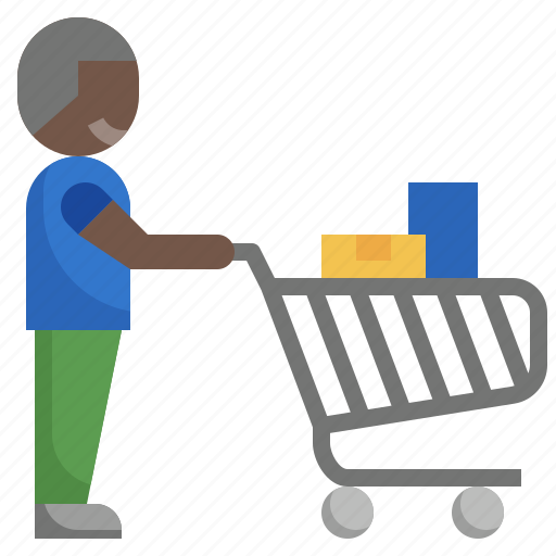 Shopping, trolley, cart, market, shop icon - Download on Iconfinder