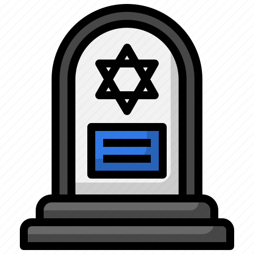 Cultures, grave, david, jewish, death icon - Download on Iconfinder