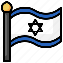 flag, world, israel, nation, country
