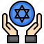 star, of, cultures, david, faith, hands, judaism 
