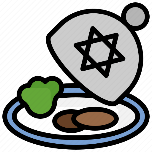 David, food, meal, of, passover, restaurant, star icon - Download on Iconfinder