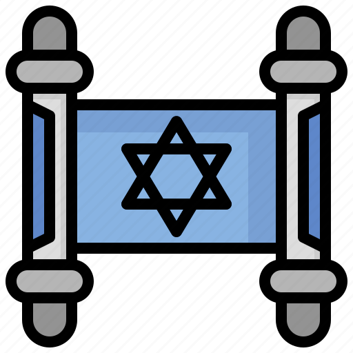 Cultures, faith, read, religion, scroll, torah icon - Download on Iconfinder