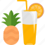 drink, fruit, juice, pineapple 