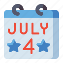 july, america, calendar