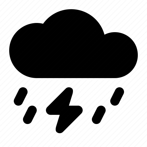 Cloud, lightening, rain, storm, thunderclouds, weather icon - Download on Iconfinder
