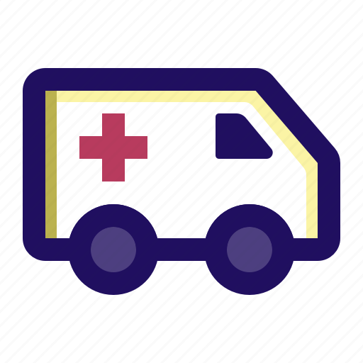 Ambulance, car, emergency, medical, van, vehicle icon - Download on Iconfinder