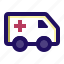 ambulance, car, emergency, medical, van, vehicle 