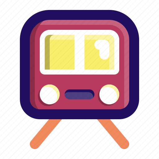 Metro, public, railway, station, train, transport icon - Download on Iconfinder