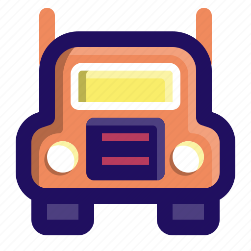Delivery, heavy, shipping, transport, truck, vehicle icon - Download on Iconfinder