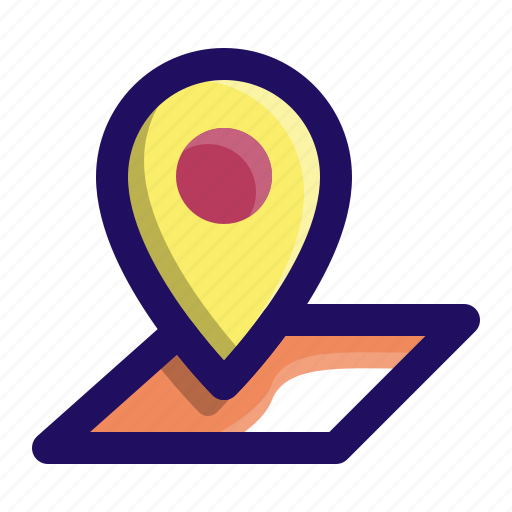 Gps, location, map, navigation, pin, position icon - Download on Iconfinder
