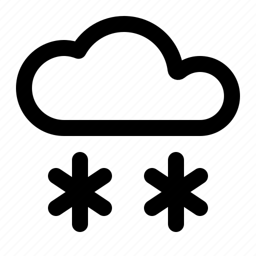 Climate, cloud, cloudy, sky, sleet, snow icon - Download on Iconfinder