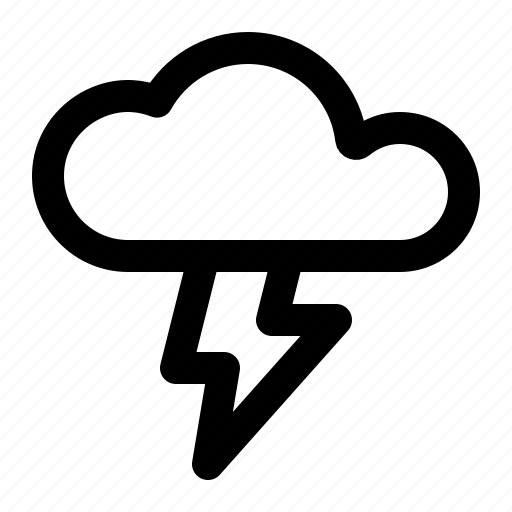 Cloud, lightning, sky, thunder, weather icon - Download on Iconfinder