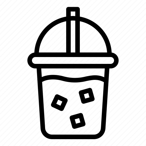 Drink, milk, bubble, beverage, ice, tea, boba icon - Download on Iconfinder