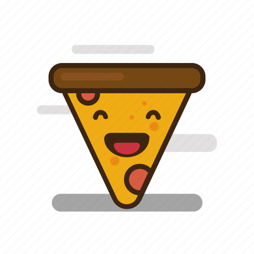 Cartoon, cheese, emoji, emoticon, expression, fast food, pizza icon - Download on Iconfinder