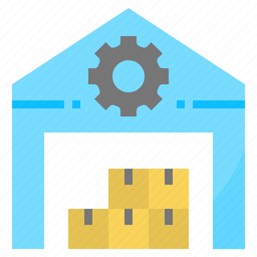 Factory, inventory, parcel, stock, warehouse icon - Download on Iconfinder