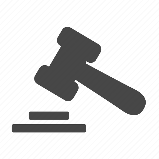 Gavel, justice, law, tribunal icon - Download on Iconfinder