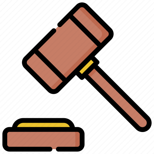 Gavel, hammer, judge, justice, law, legal, tool icon - Download on Iconfinder