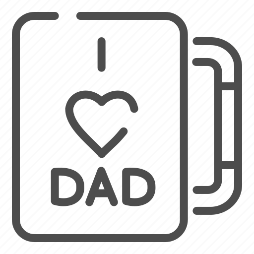 Celebration, cup, dad, heart, love, ceramic, drink icon - Download on Iconfinder