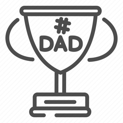 Cup, dad, winner, badge, prize, trophy, award icon - Download on Iconfinder